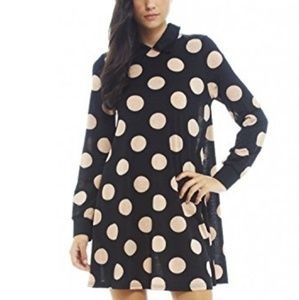 AX Paris Collared poker dot dress